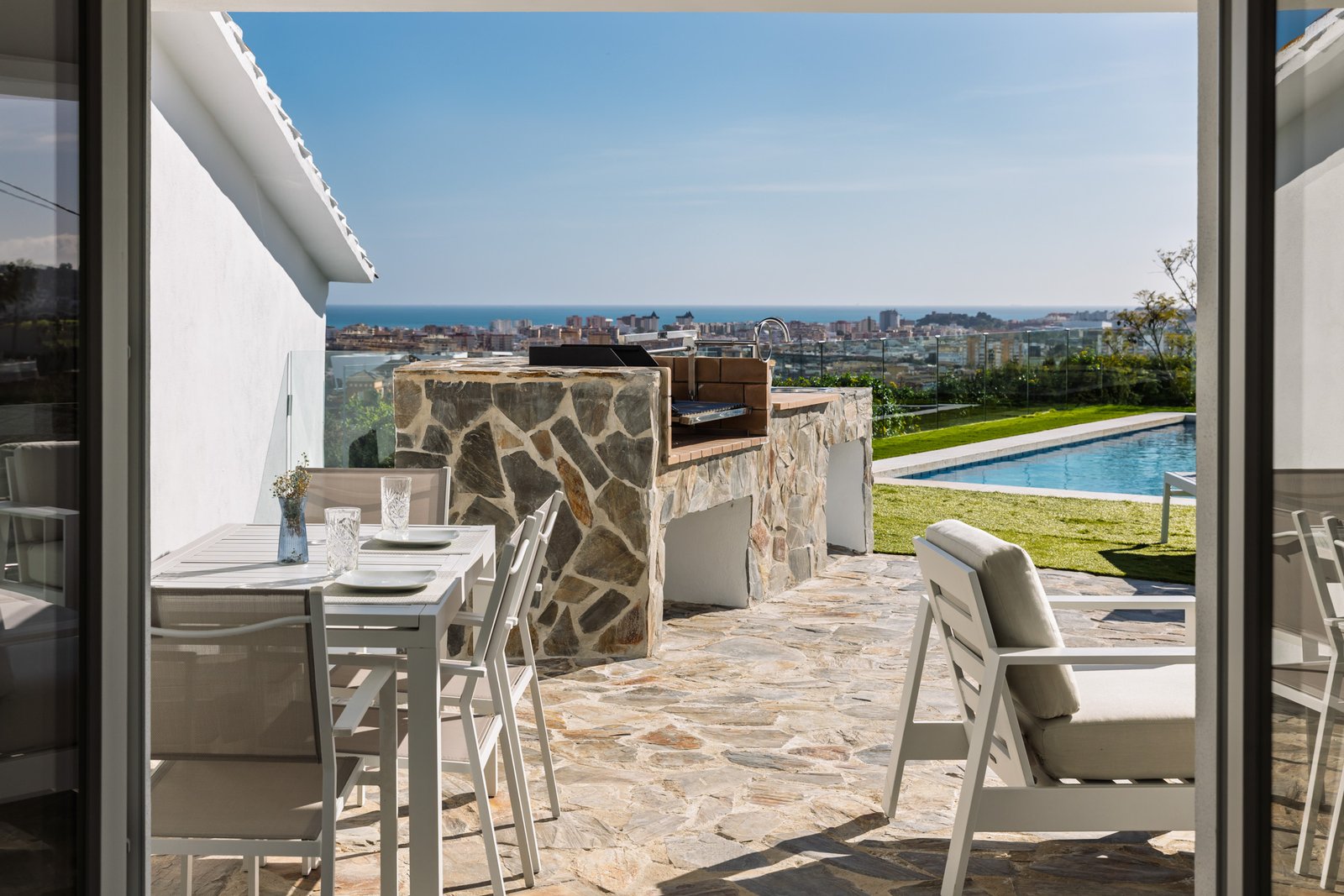 Open views from Viewpoint Villa